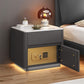 Home Bedroom Multi-functional Smart Safe Bedside Table Wireless Integrated Charging Safe