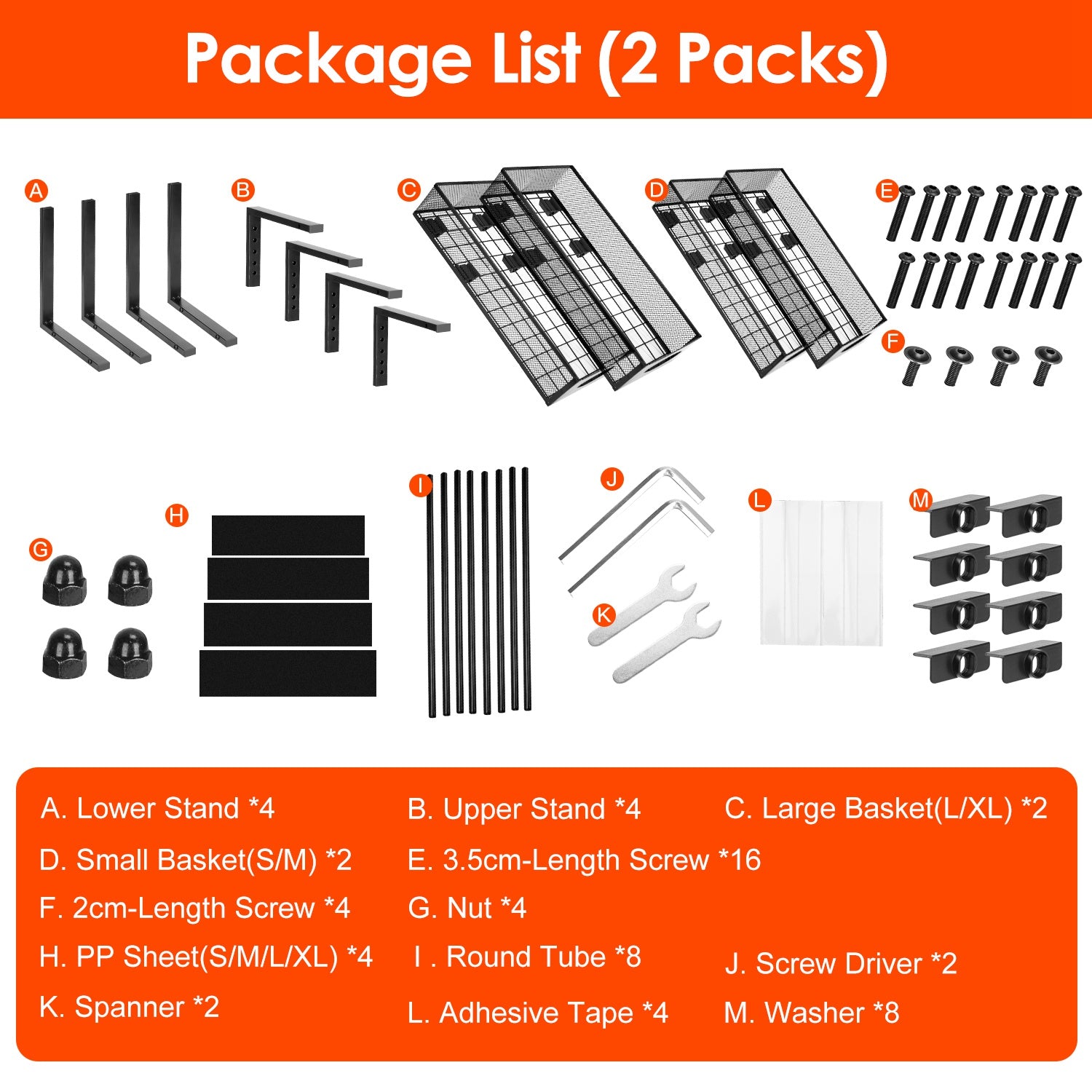 2Pcs Under Sink Organizer 2 Tier Pull Out Cabinet Baskets Storage Shelf Sliding Storage Drawers Rack With 5 Adjustable Height Mesh Baskets For Home Kitchen Bathroom Office