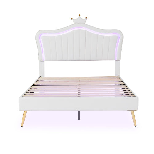 Double Bed Frame In Metal Fibreboard