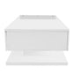 Coffee Table, High-gloss White. Side Tables, Coffee Tables With Glass And LED